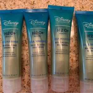 Disney Resorts H2O+ Set of 4 Sea Marine Revitalizing Shampoo